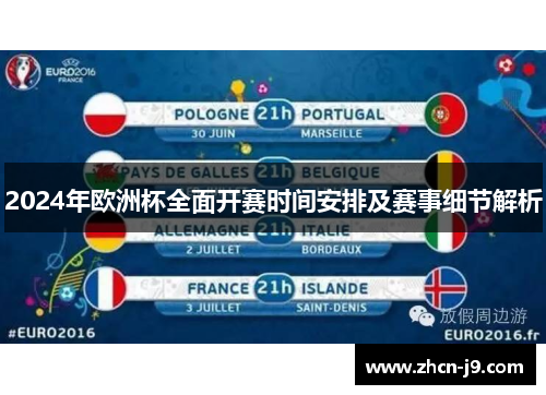2024年欧洲杯全面开赛时间安排及赛事细节解析